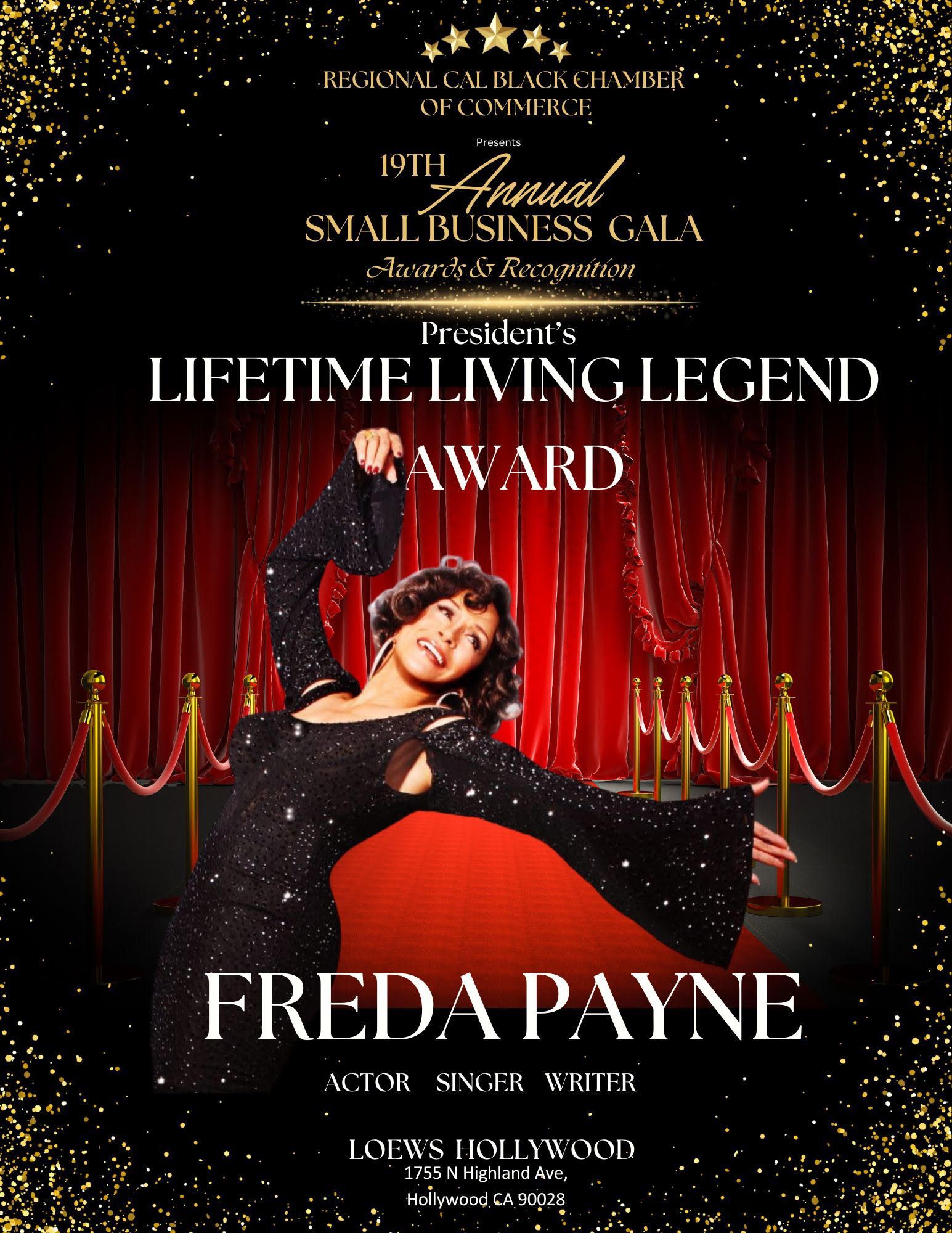 Freda Payne honored by the Chamber of Commerce