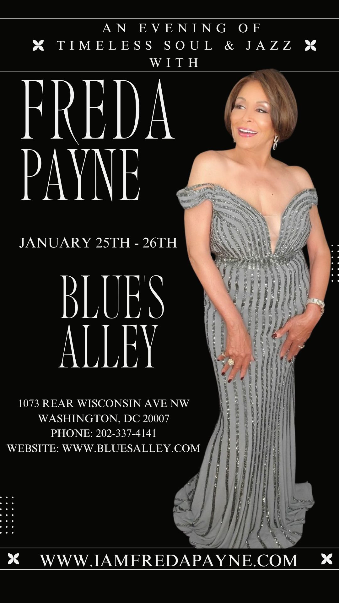 Freda Payne An Evening of Timeless Soul and Jazz at Blues Alley